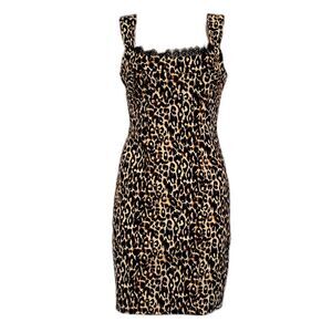 Leopard Print Bodycon Dress Size 5/6